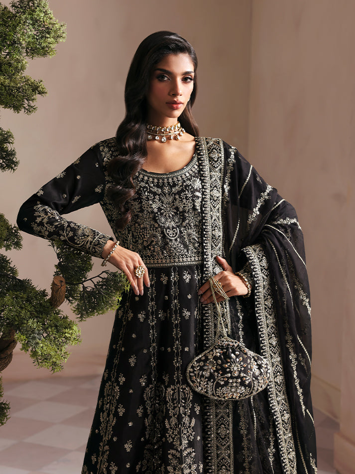 Gulaal | Serica Raw Silk | Sorelia - Formal Dress - available at Maria Faisal in UK and USA.