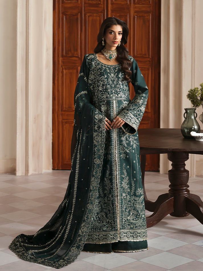 Gulaal | Serica Raw Silk | Seraphine - Formal Dress - available at Maria Faisal in UK and USA.