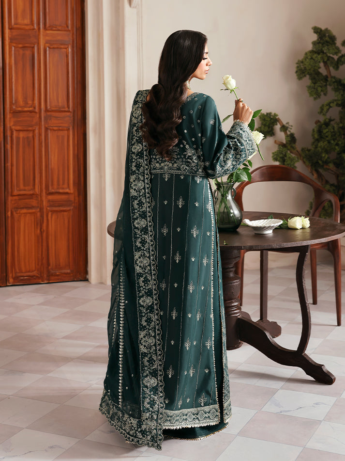 Gulaal | Serica Raw Silk | Seraphine - Formal Dress - available at Maria Faisal in UK and USA.