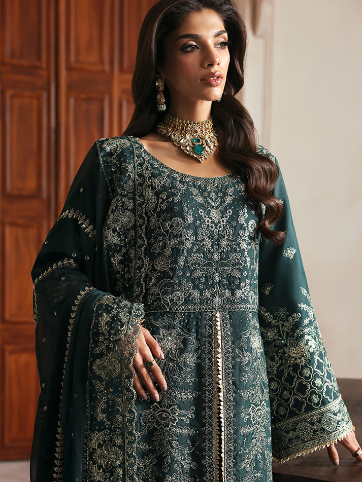 Gulaal | Serica Raw Silk | Seraphine - Formal Dress - available at Maria Faisal in UK and USA.