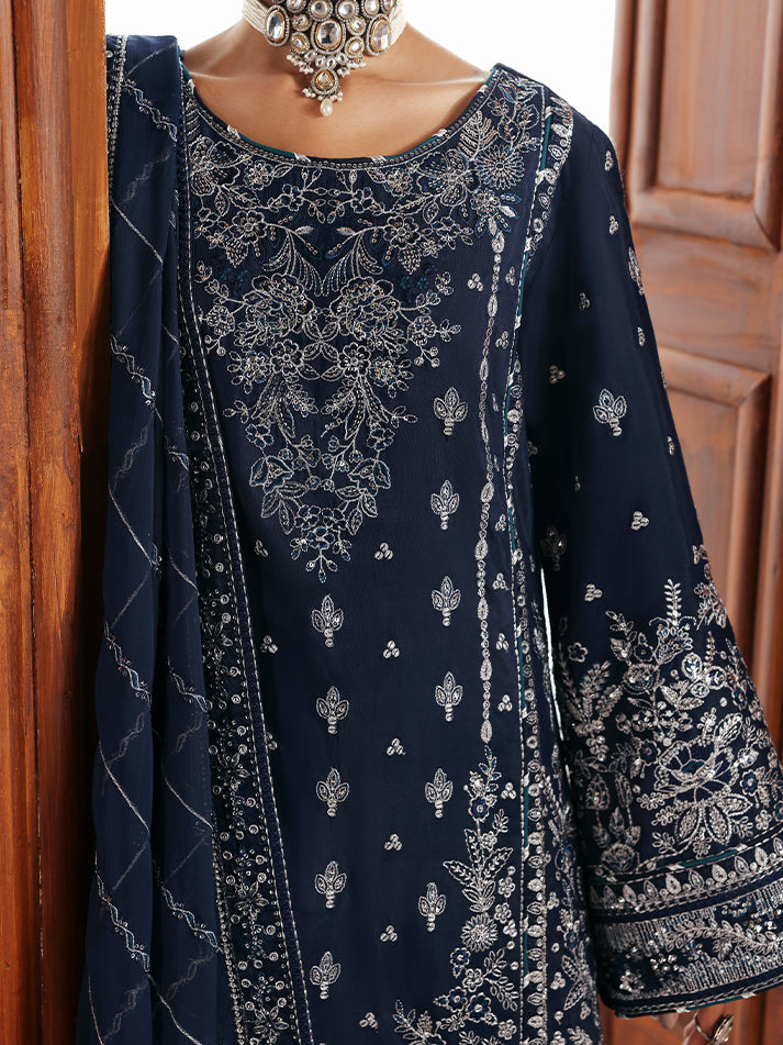 Gulaal | Serica Raw Silk | Saphira - Formal Dress - available at Maria Faisal in UK and USA.