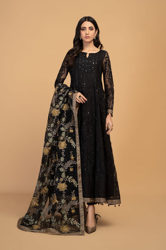 Maria B | Pre Fall 25 | Organza Frock 13 - Ladies Clothes - Maria Faisal