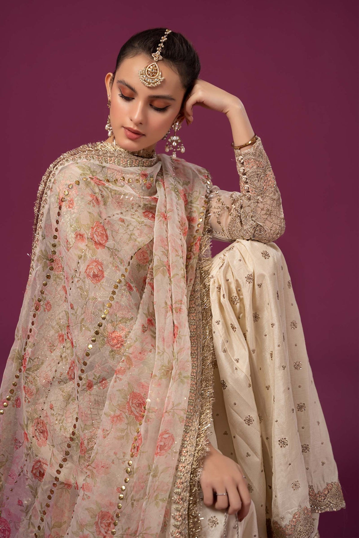 Maria B | Formal Wears | SF-EF24-01 - Wedding Dress - Maria Faisal