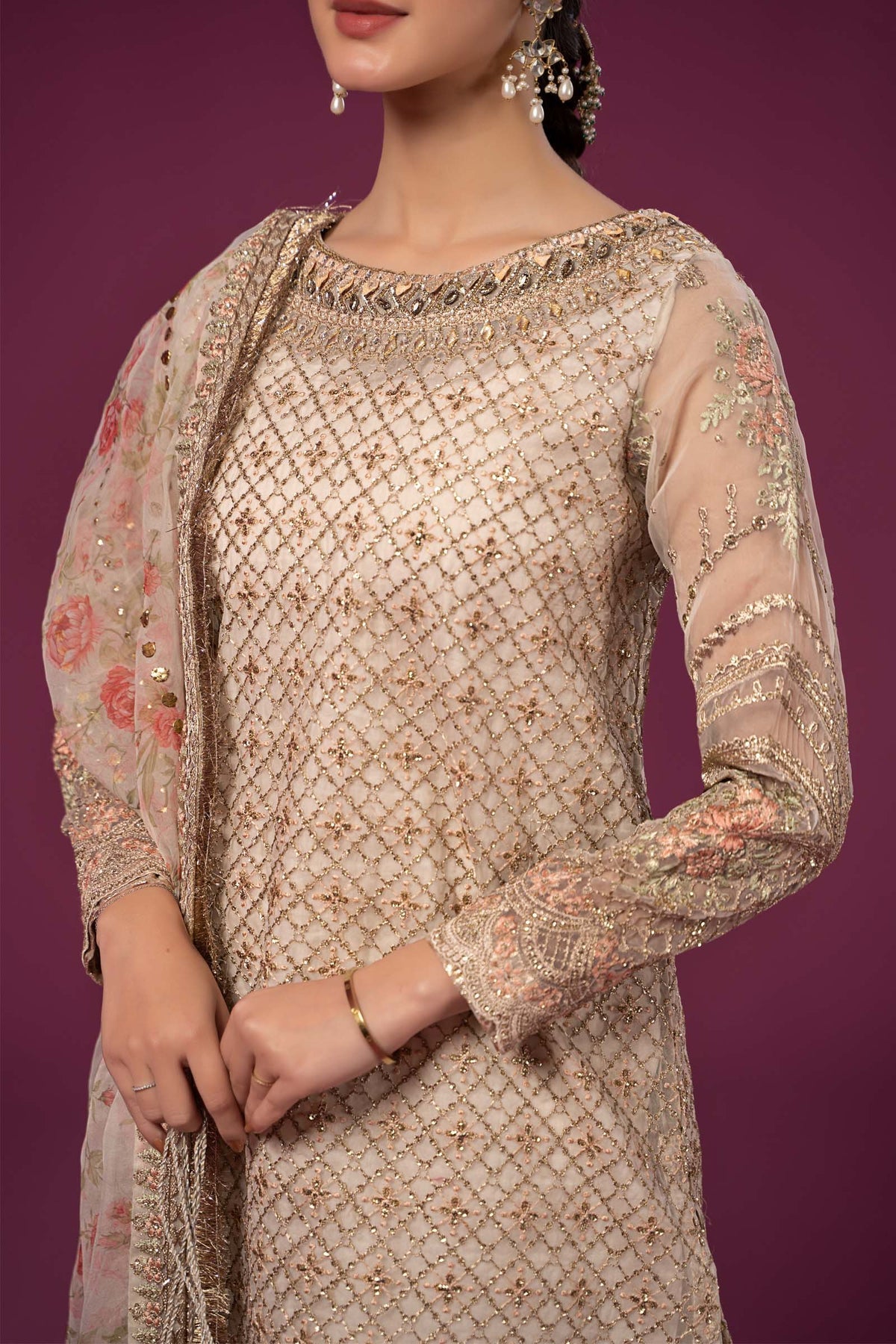 Maria B | Formal Wears | SF-EF24-01 - Wedding Dress - Maria Faisal