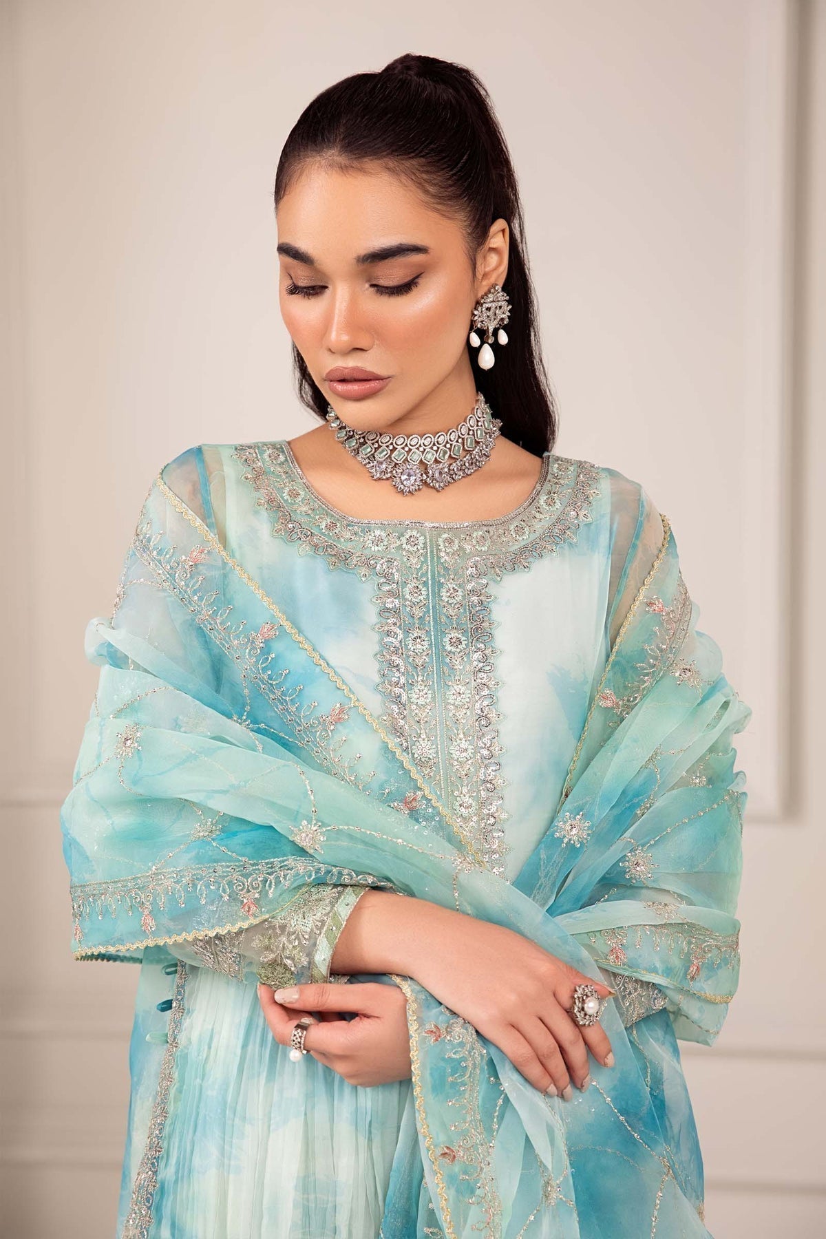 Maria B | Formal Wears | SF-EF24-20 - Wedding Dress - Maria Faisal