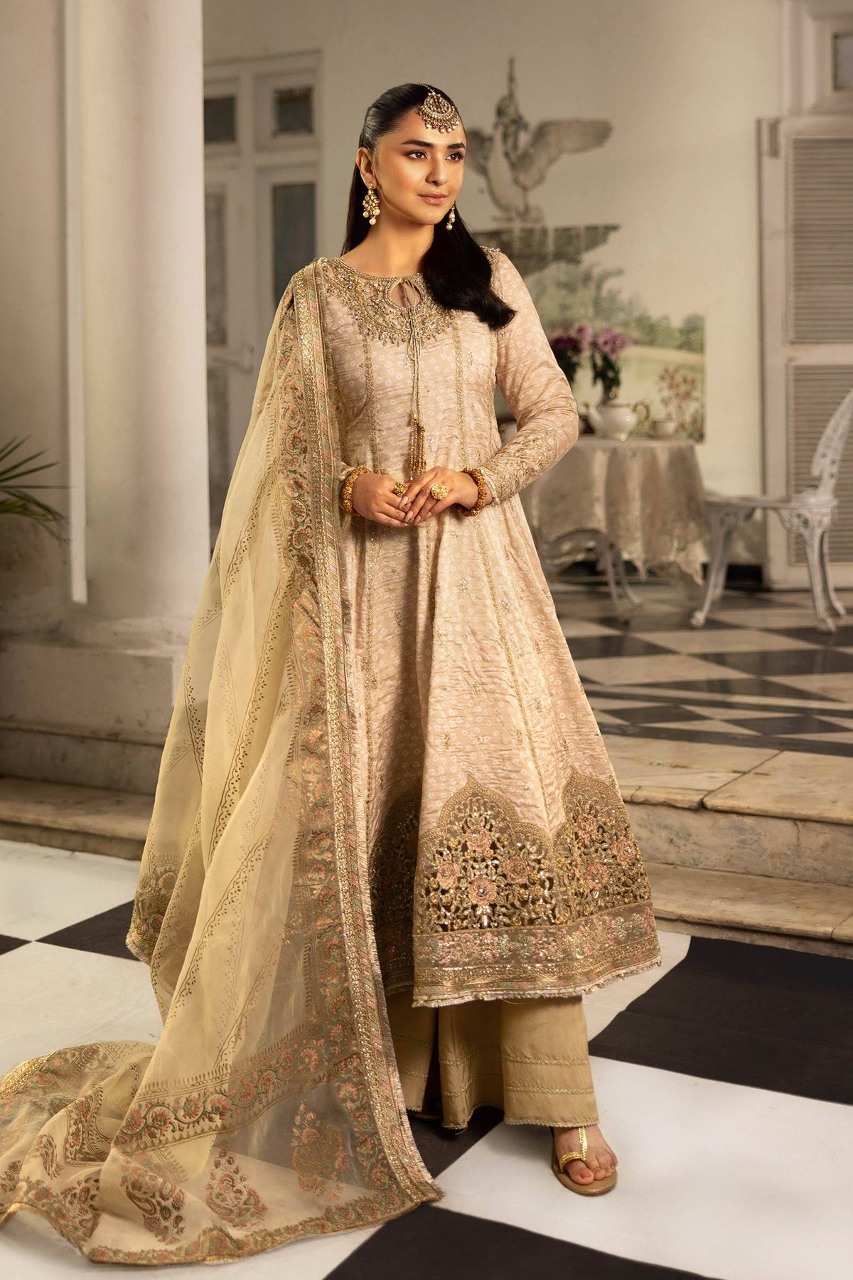 Maria B | Formal Wears | SF-EF25-32 by Maria Faisal - Registered Vendor of : Maria B - type : Ladies Clothes - 100% original wedding dresses