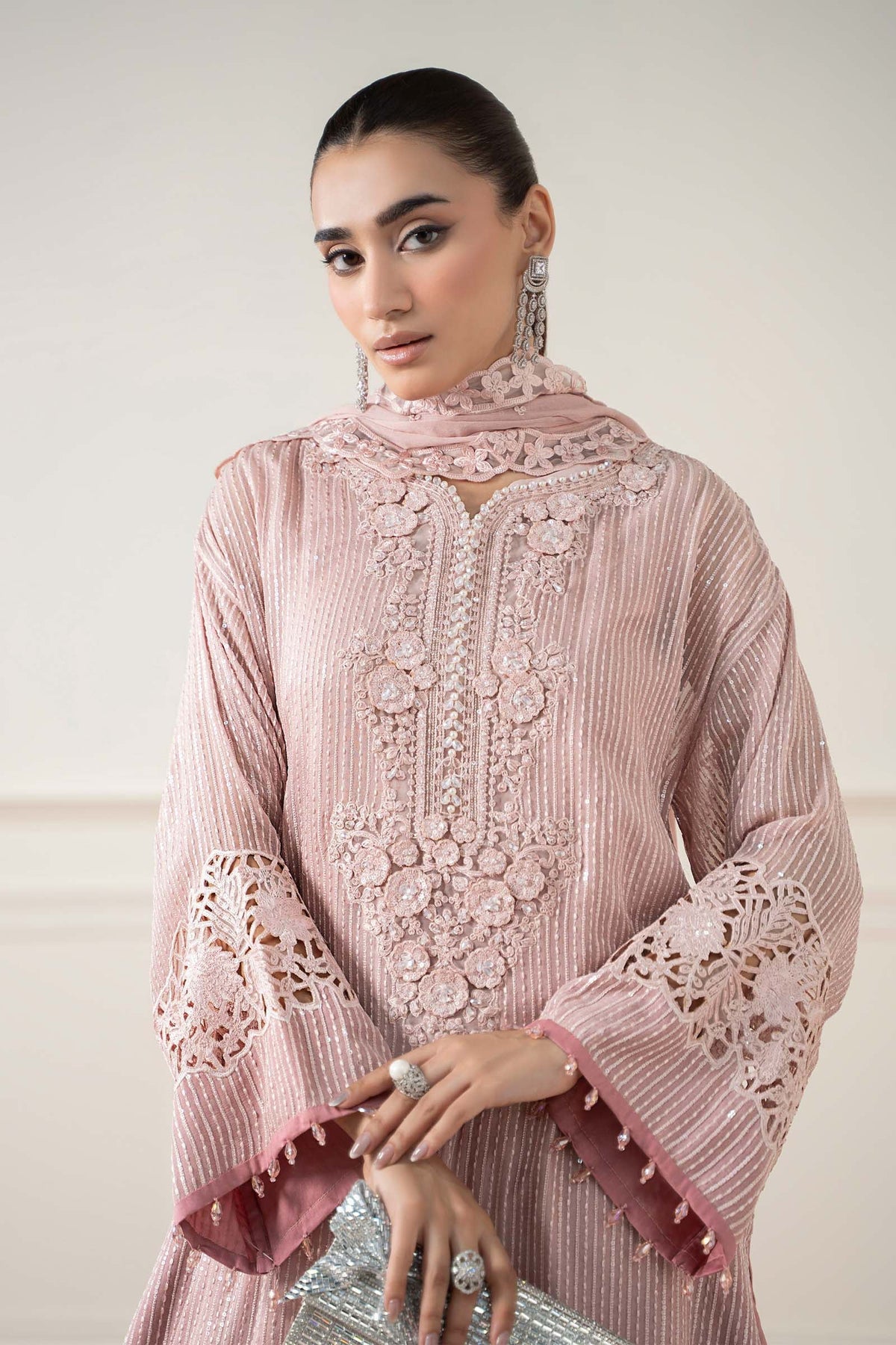 Maria B | Pre Fall 25 | Chiffon Suit 08