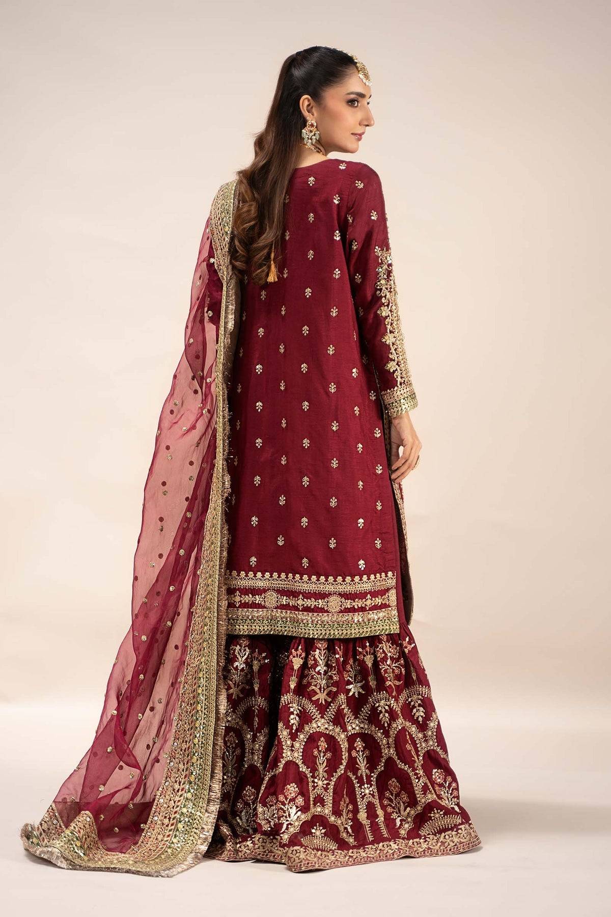 Maria B | Formal Wears | SF-EF25-01 by Maria Faisal - Registered Vendor of : Maria B - type : Ladies Clothes - 100% original wedding dresses