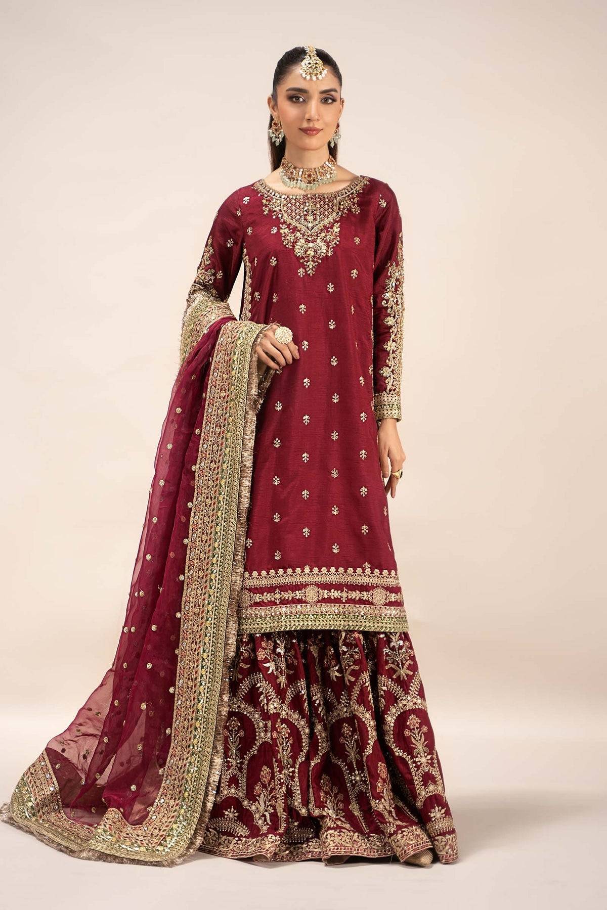Maria B | Formal Wears | SF-EF25-01 by Maria Faisal - Registered Vendor of : Maria B - type : Ladies Clothes - 100% original wedding dresses