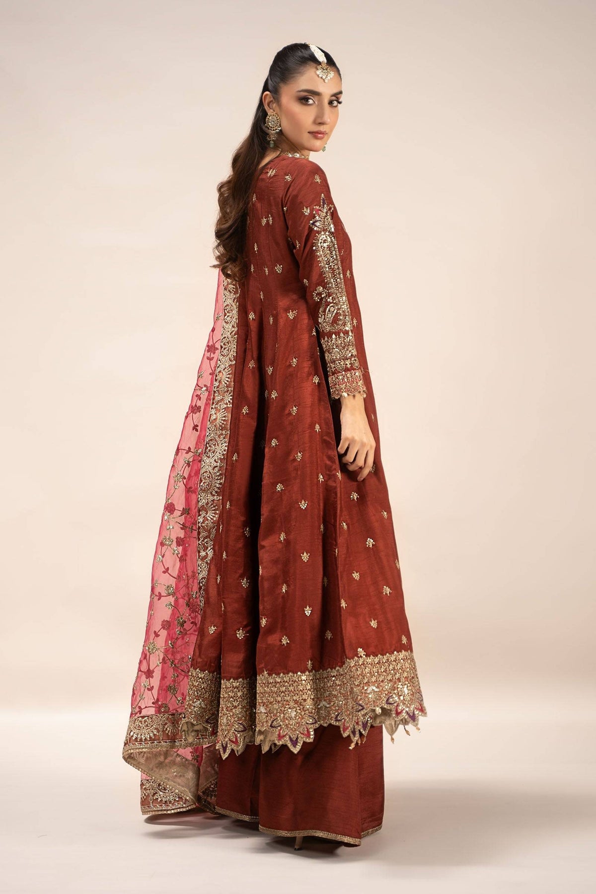 Maria B | Formal Wears | SF-EF25-02 by Maria Faisal - Registered Vendor of : Maria B - type : Ladies Clothes - 100% original wedding dresses