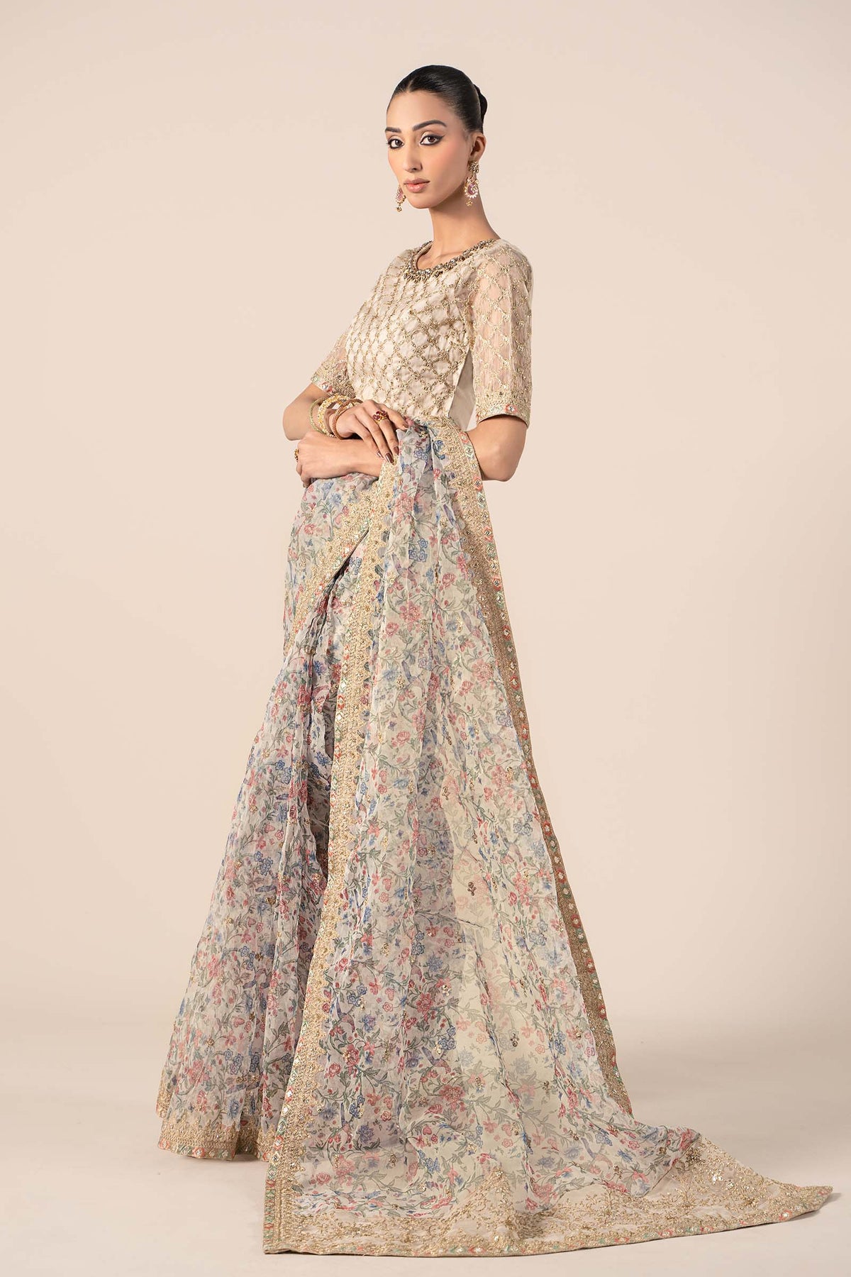Maria B | Formal Wears | SF-EF25-08 by Maria Faisal - Registered Vendor of : Maria B - type : Ladies Clothes - 100% original wedding dresses