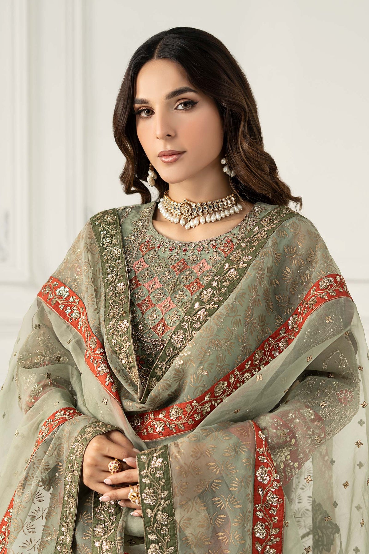Maria B | Formal Wears | SF-EF25-28 by Maria Faisal - Registered Vendor of : Maria B - type : Ladies Clothes - 100% original wedding dresses