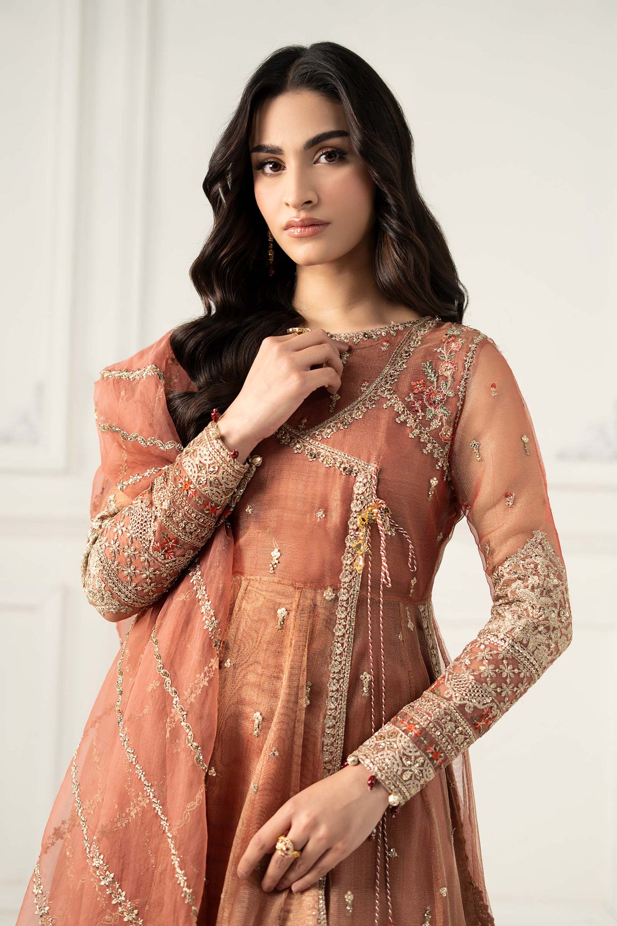 Maria B | Formal Wears | SF-EF25-30 by Maria Faisal - Registered Vendor of : Maria B - type : Ladies Clothes - 100% original wedding dresses