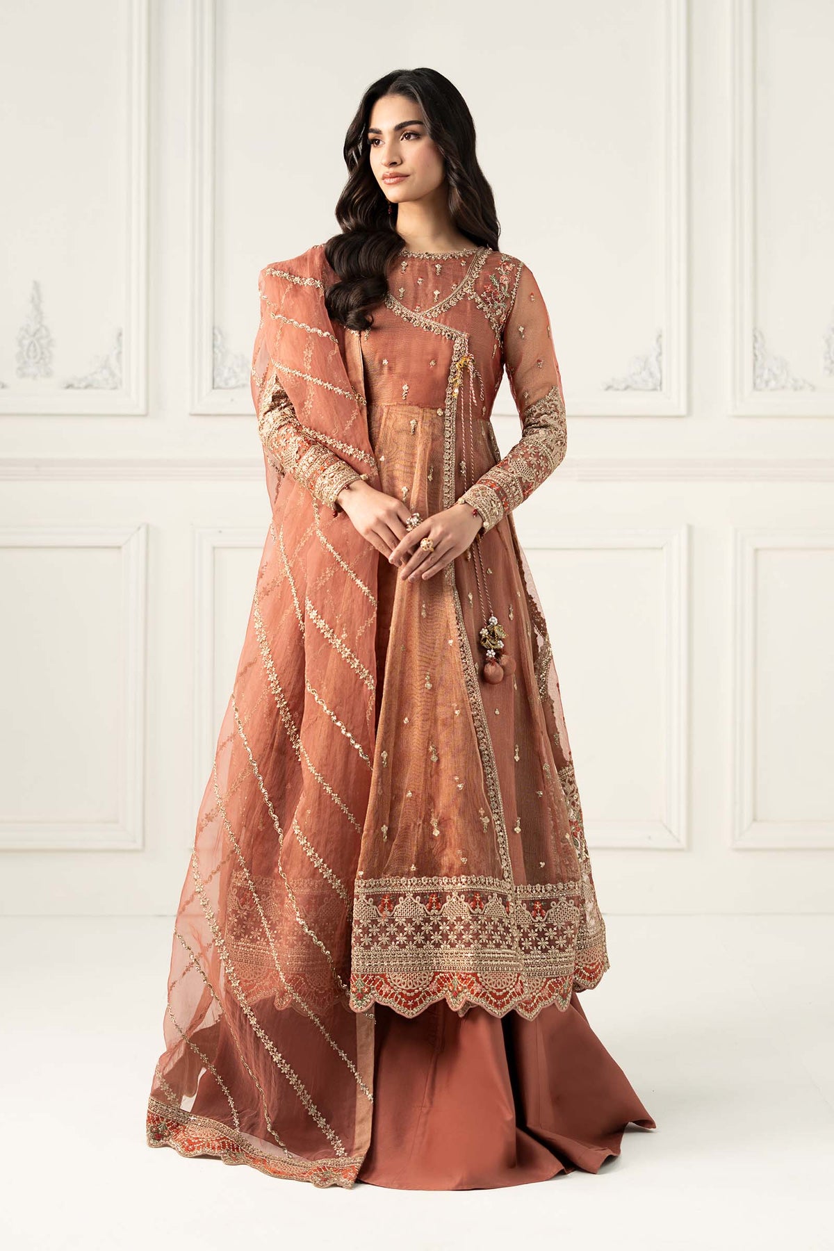 Maria B | Formal Wears | SF-EF25-30 by Maria Faisal - Registered Vendor of : Maria B - type : Ladies Clothes - 100% original wedding dresses