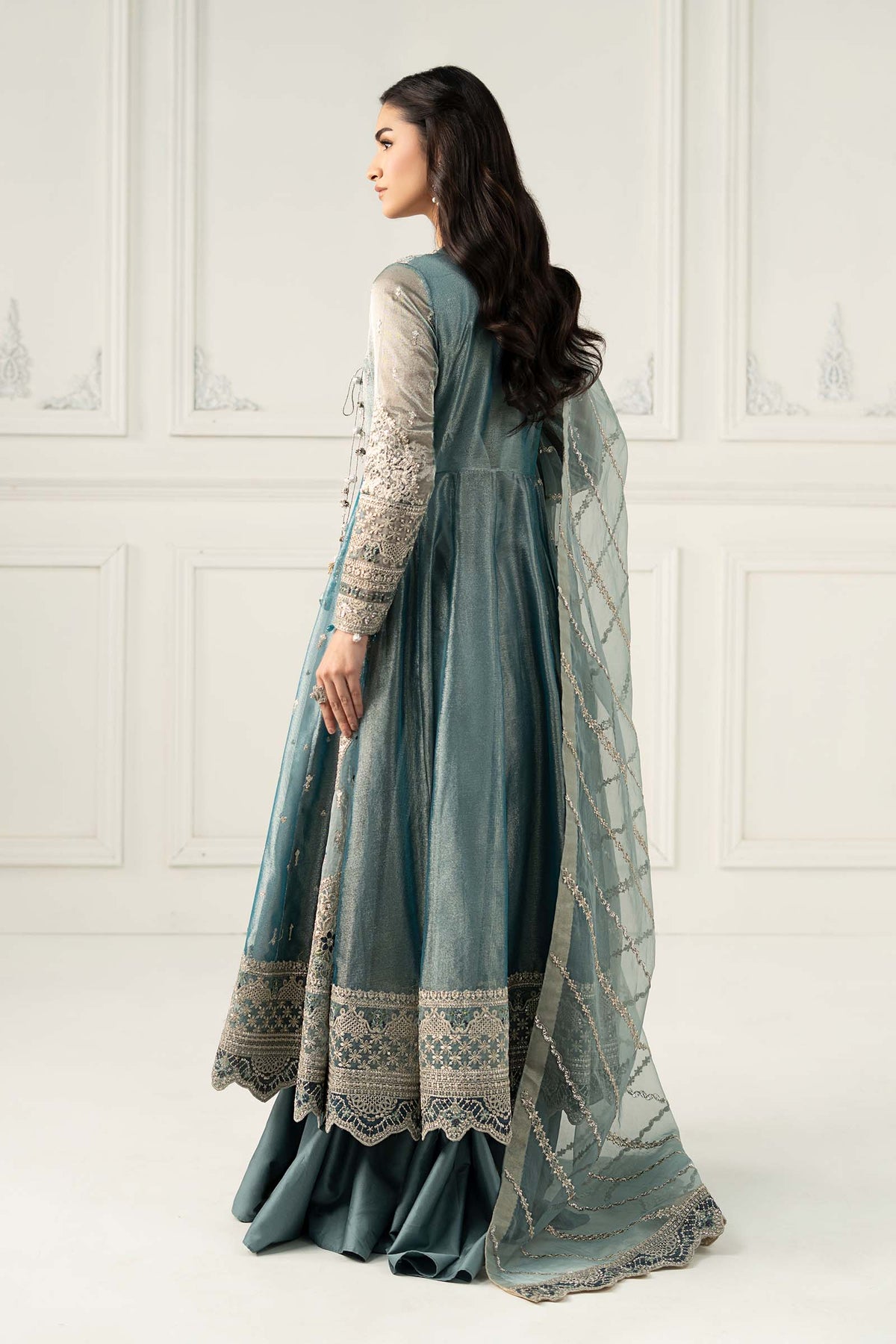 Maria B | Formal Wears | SF-EF25-30 by Maria Faisal - Registered Vendor of : Maria B - type : Ladies Clothes - 100% original wedding dresses