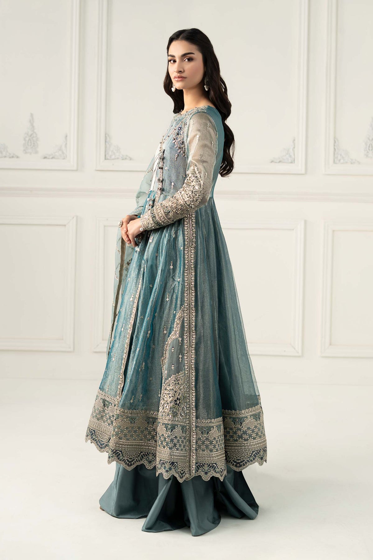 Maria B | Formal Wears | SF-EF25-30 by Maria Faisal - Registered Vendor of : Maria B - type : Ladies Clothes - 100% original wedding dresses
