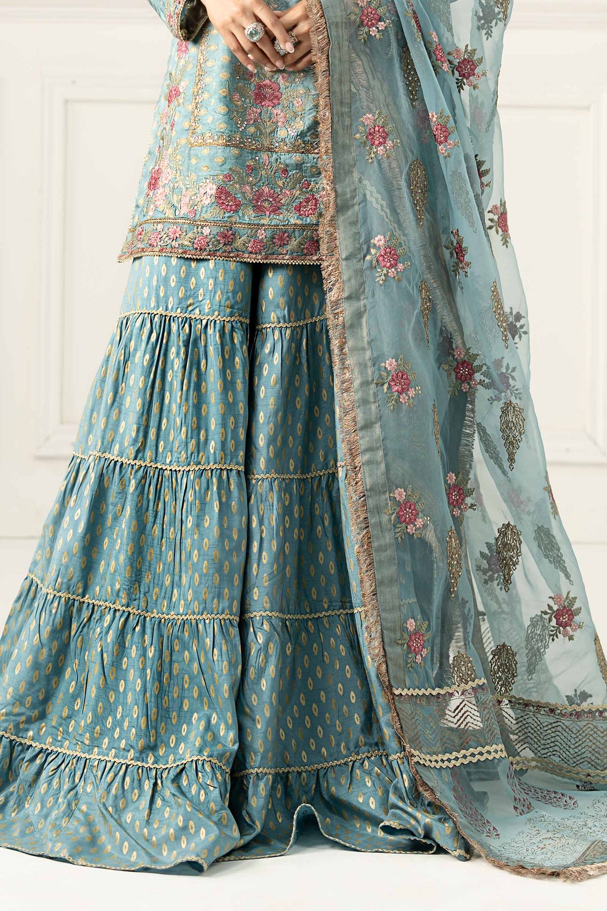 Maria B | Formal Wears | SF-EF25-31 by Maria Faisal - Registered Vendor of : Maria B - type : Ladies Clothes - 100% original wedding dresses