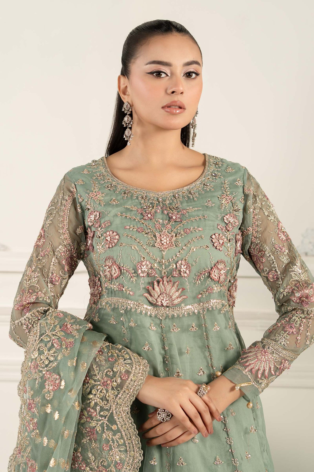 Maria B | Formal Wears | SF-EF25-40 by Maria Faisal - Registered Vendor of : Maria B - type : Ladies Clothes - 100% original wedding dresses