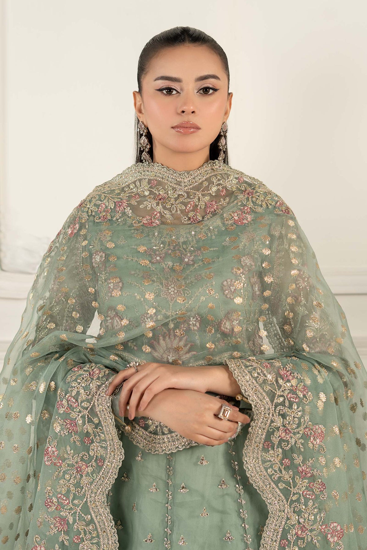 Maria B | Formal Wears | SF-EF25-40 by Maria Faisal - Registered Vendor of : Maria B - type : Ladies Clothes - 100% original wedding dresses