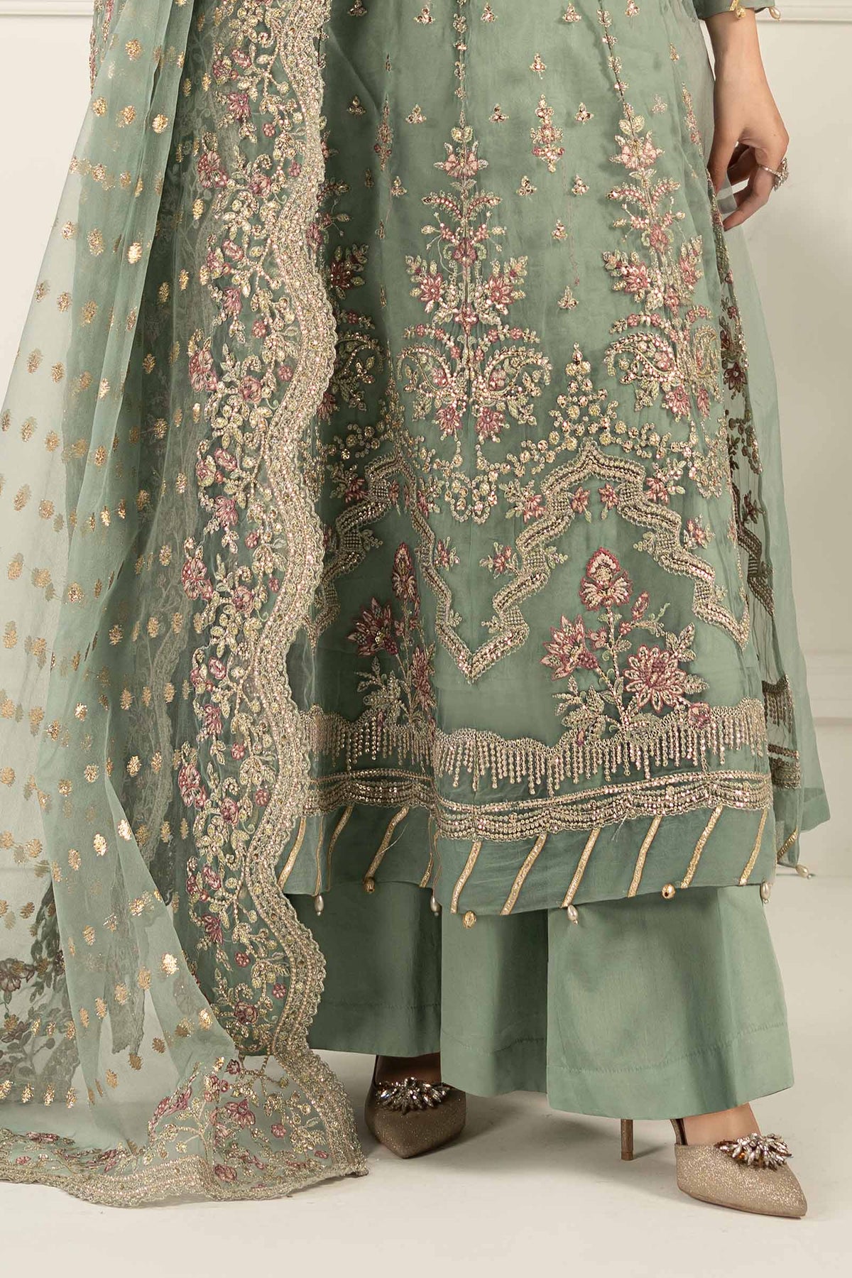 Maria B | Formal Wears | SF-EF25-40 by Maria Faisal - Registered Vendor of : Maria B - type : Ladies Clothes - 100% original wedding dresses