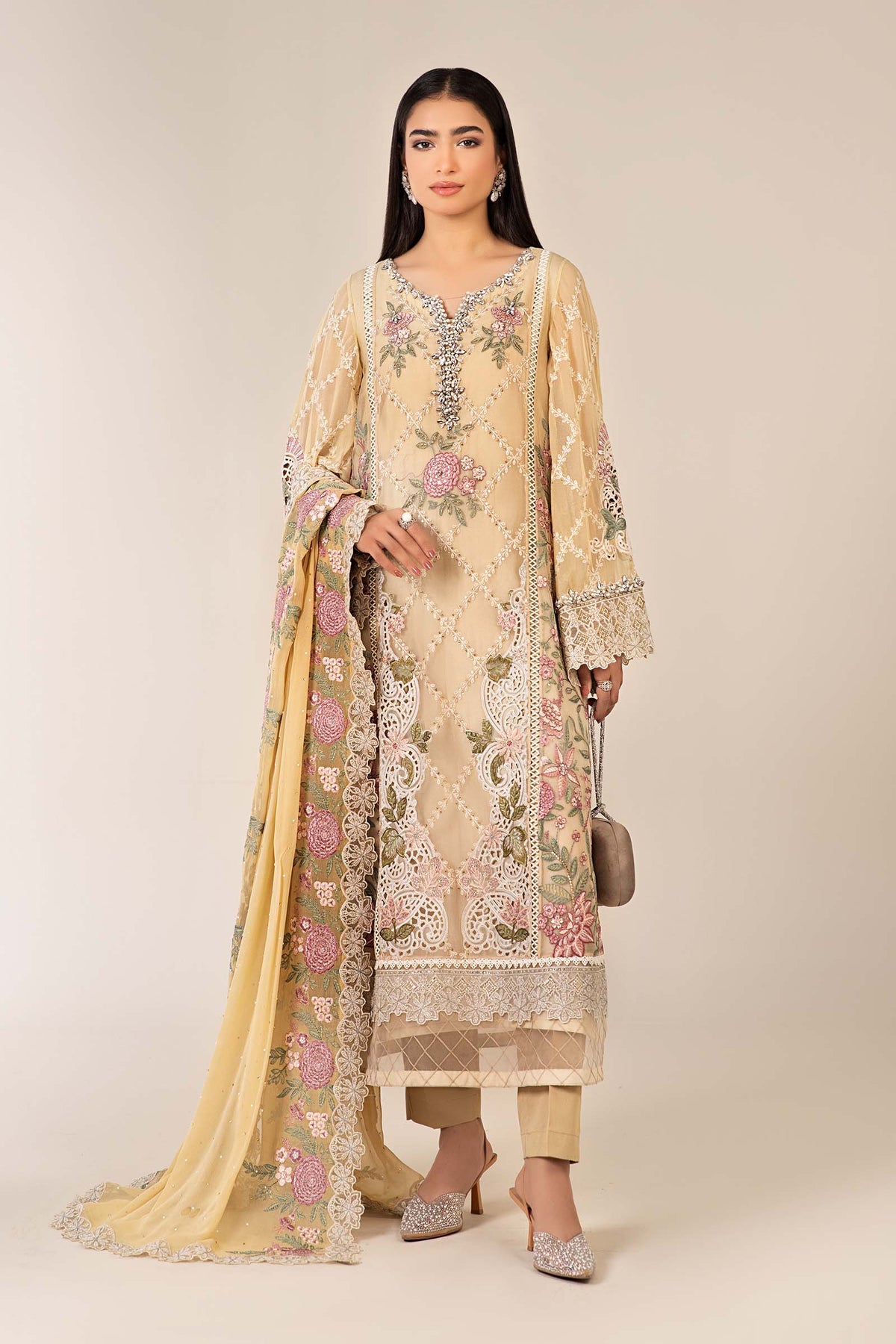 Maria B | Formal Wears | SF-EF25-41 - Ladies Clothes - Maria Faisal