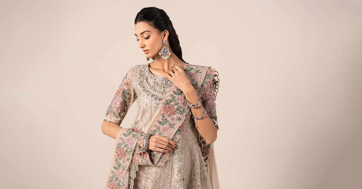 Maria B | Formal Wears | SF-EF25-42 - Ladies Clothes 