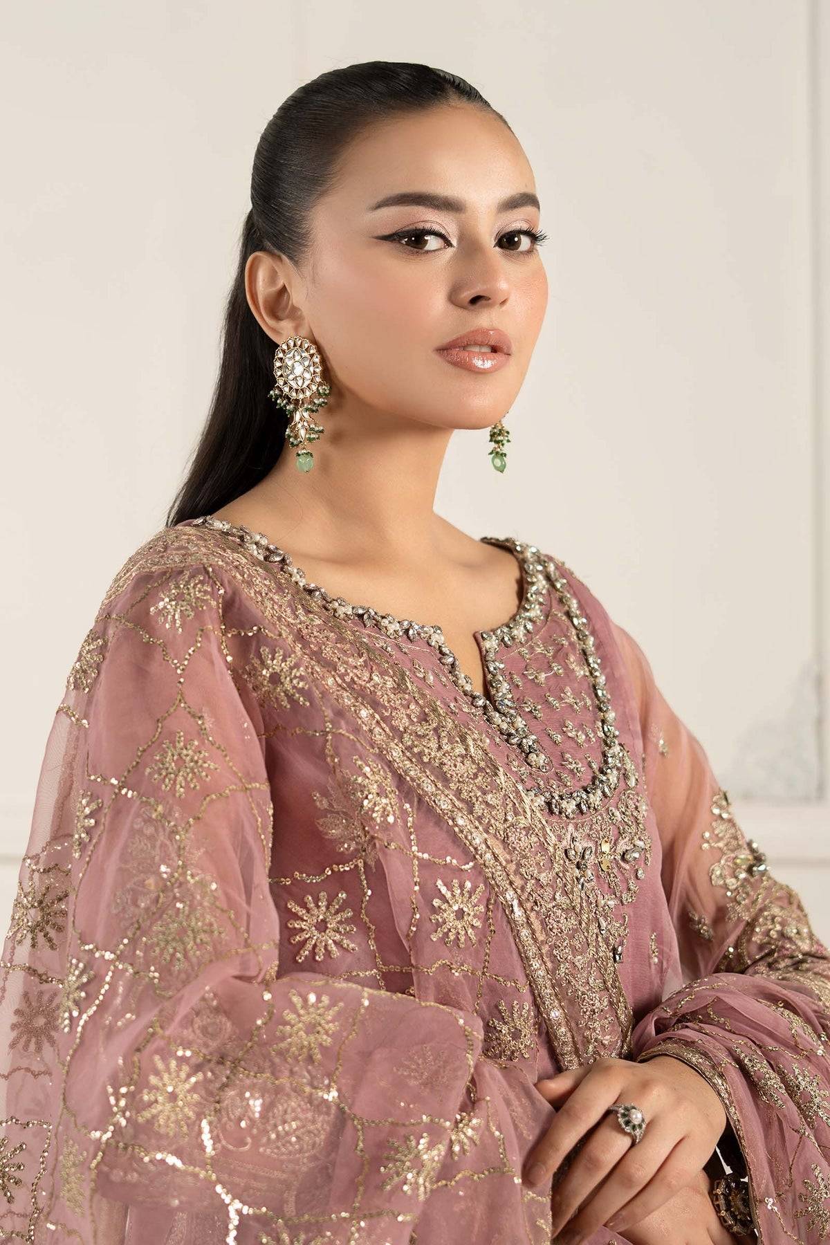 Maria B | Formal Wears | SF-EF25-53 by Maria Faisal - Registered Vendor of : Maria B - type : Ladies Clothes - 100% original wedding dresses