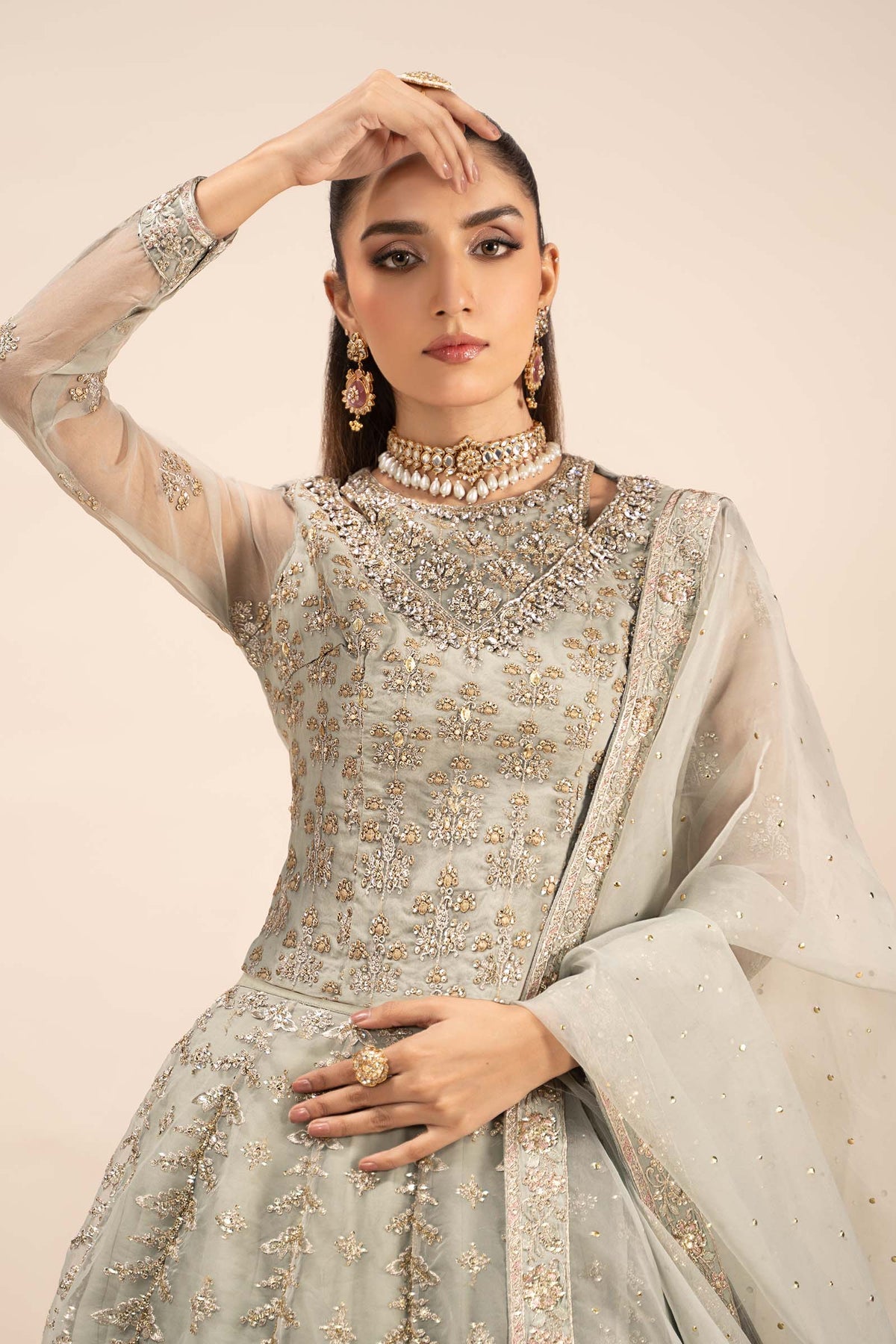 Maria B | Formal Wears | SF-EF25-55 - Ladies Clothes 