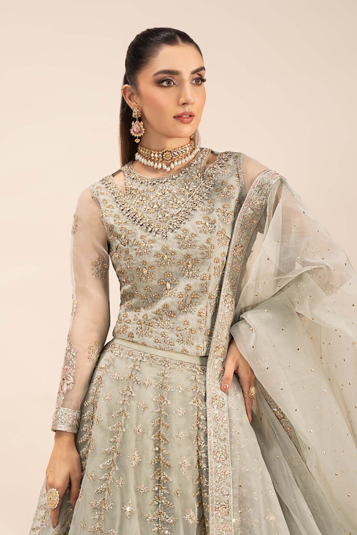 Maria B | Formal Wears | SF-EF25-55 - Ladies Clothes 
