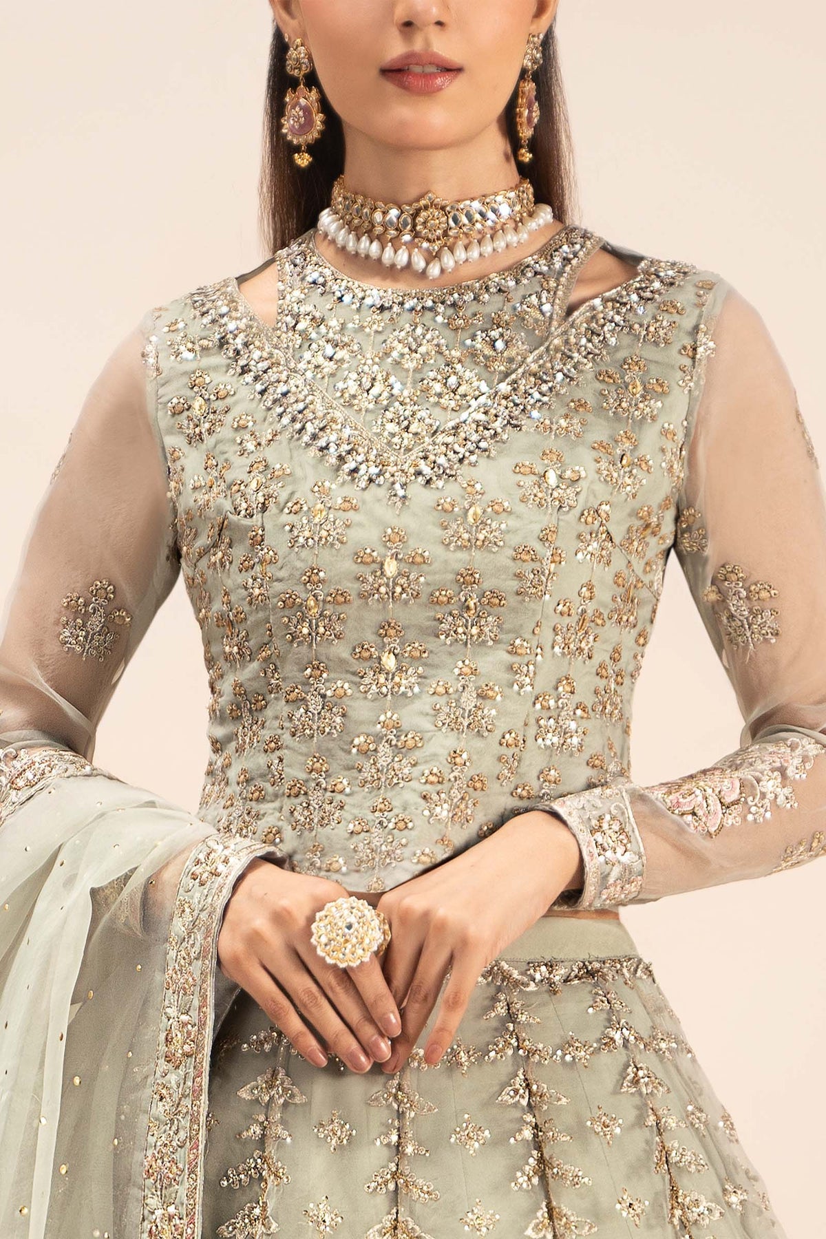 Maria B | Formal Wears | SF-EF25-55 - Ladies Clothes 