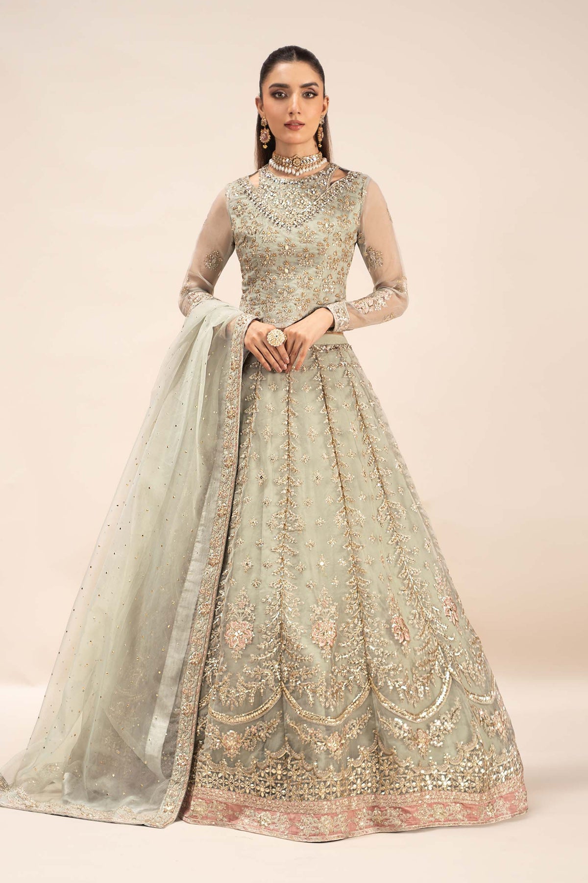 Maria B | Formal Wears | SF-EF25-55 - Ladies Clothes 