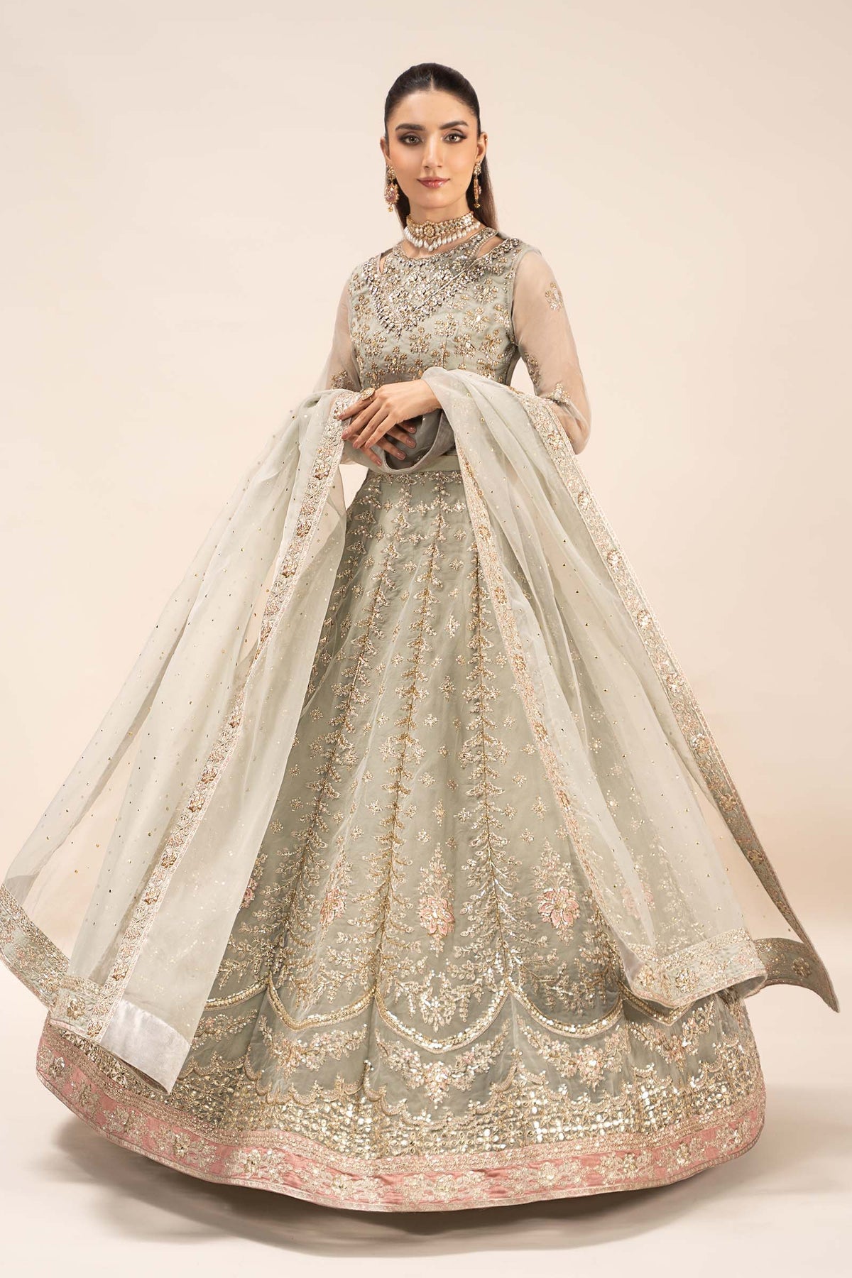 Maria B | Formal Wears | SF-EF25-55 - Ladies Clothes 