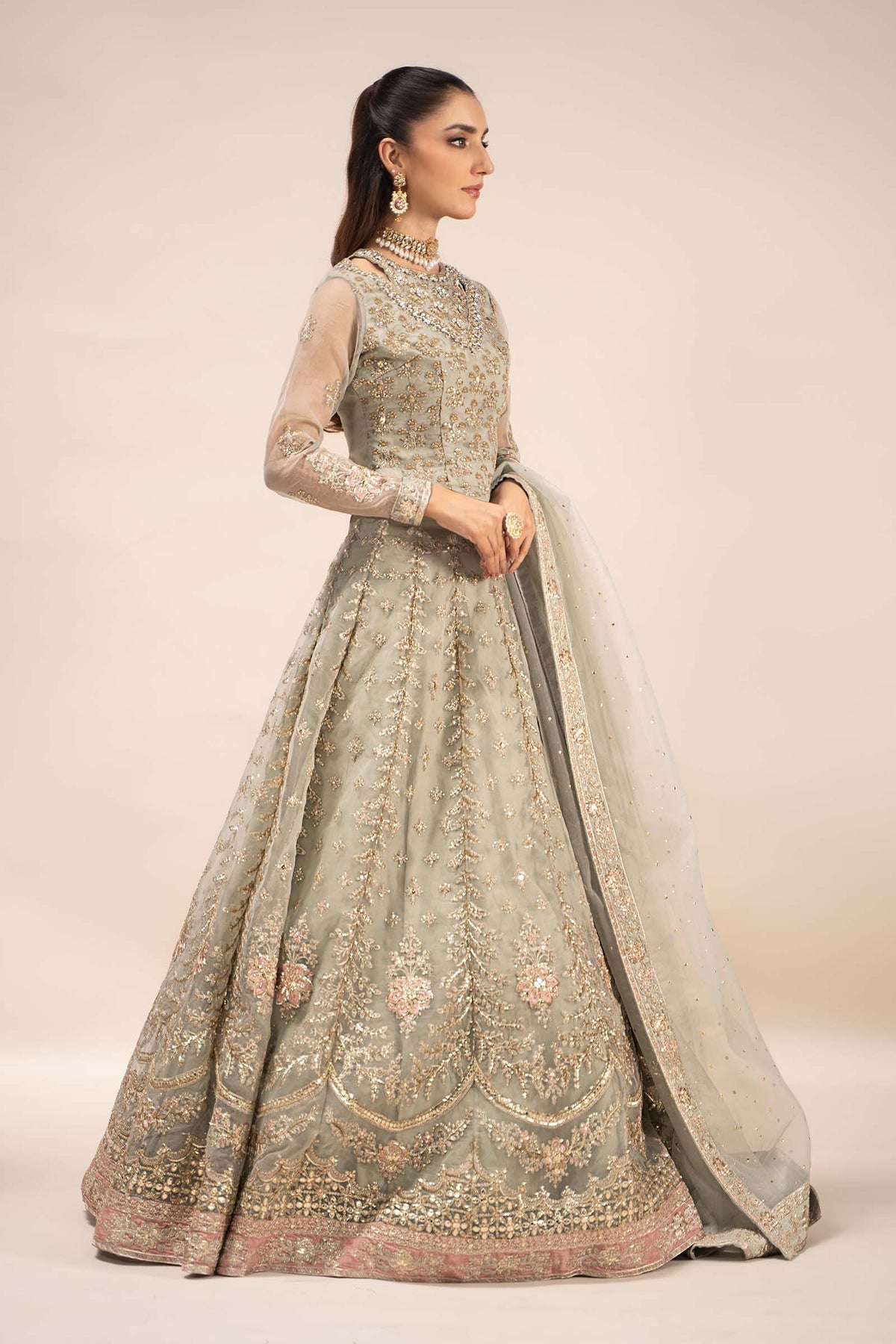 Maria B | Formal Wears | SF-EF25-55 - Ladies Clothes 