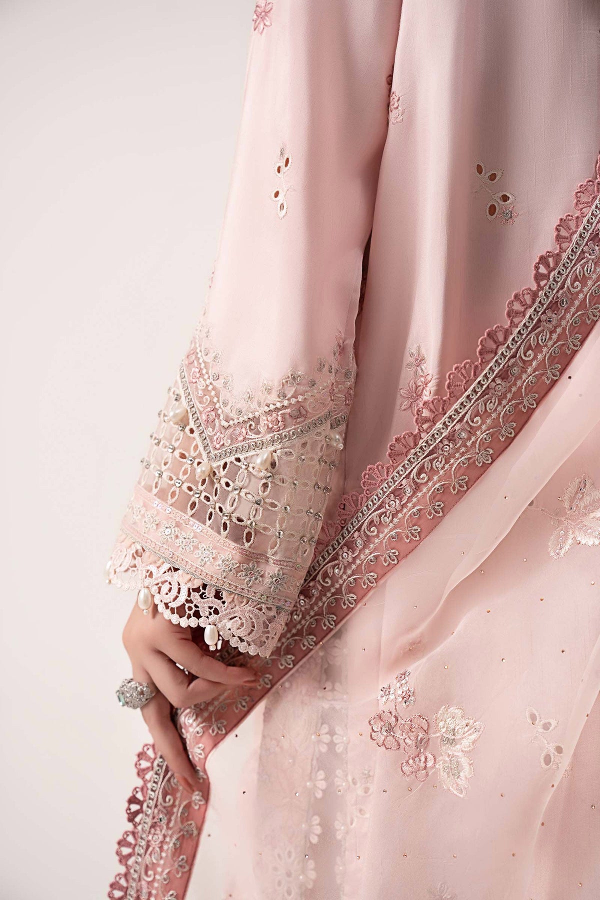 Maria B | Eid Collection 2026 | Sf-Ef26-20 Pink - Luxury Dress - available at Maria Faisal in UK and USA.