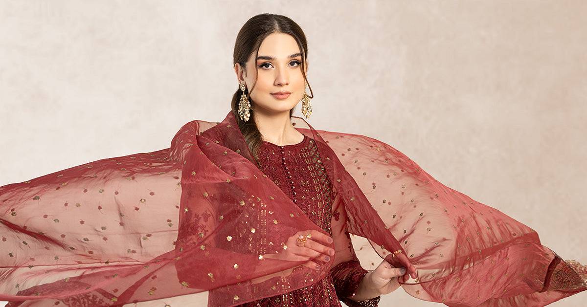 Maira B | Ready to Wear | SF-EF22-01R1 by Maria Faisal - Registered Vendor of : Maria B - type : Wedding Dress - 100% original wedding dresses