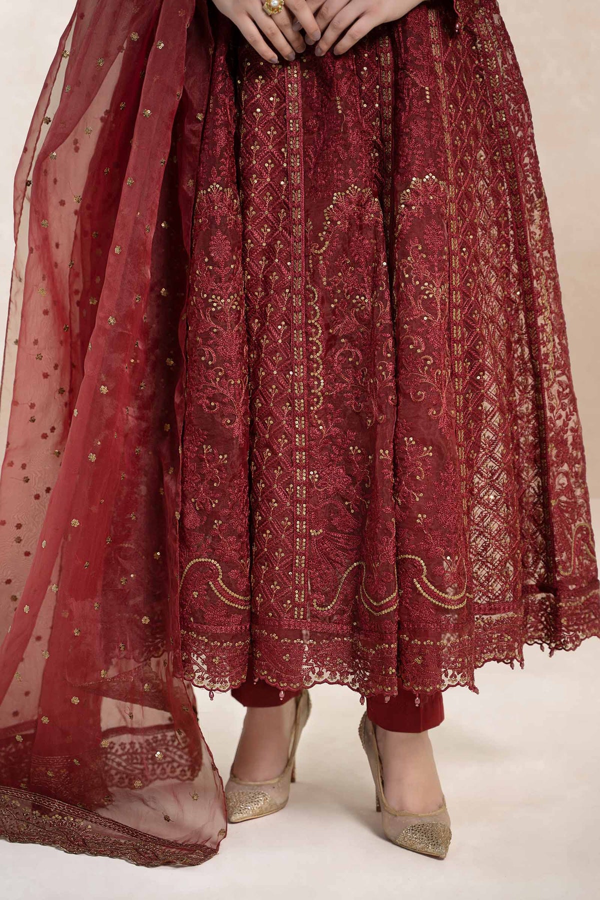 Maira B | Ready to Wear | SF-EF22-01R1 by Maria Faisal - Registered Vendor of : Maria B - type : Wedding Dress - 100% original wedding dresses