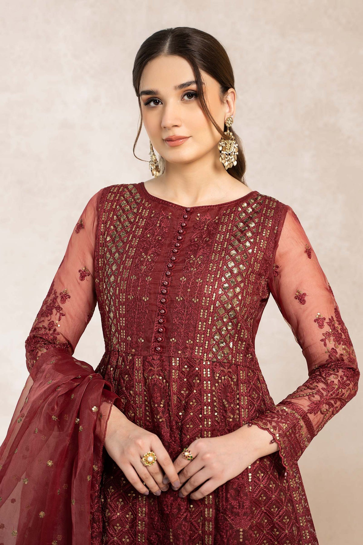 Maira B | Ready to Wear | SF-EF22-01R1 by Maria Faisal - Registered Vendor of : Maria B - type : Wedding Dress - 100% original wedding dresses