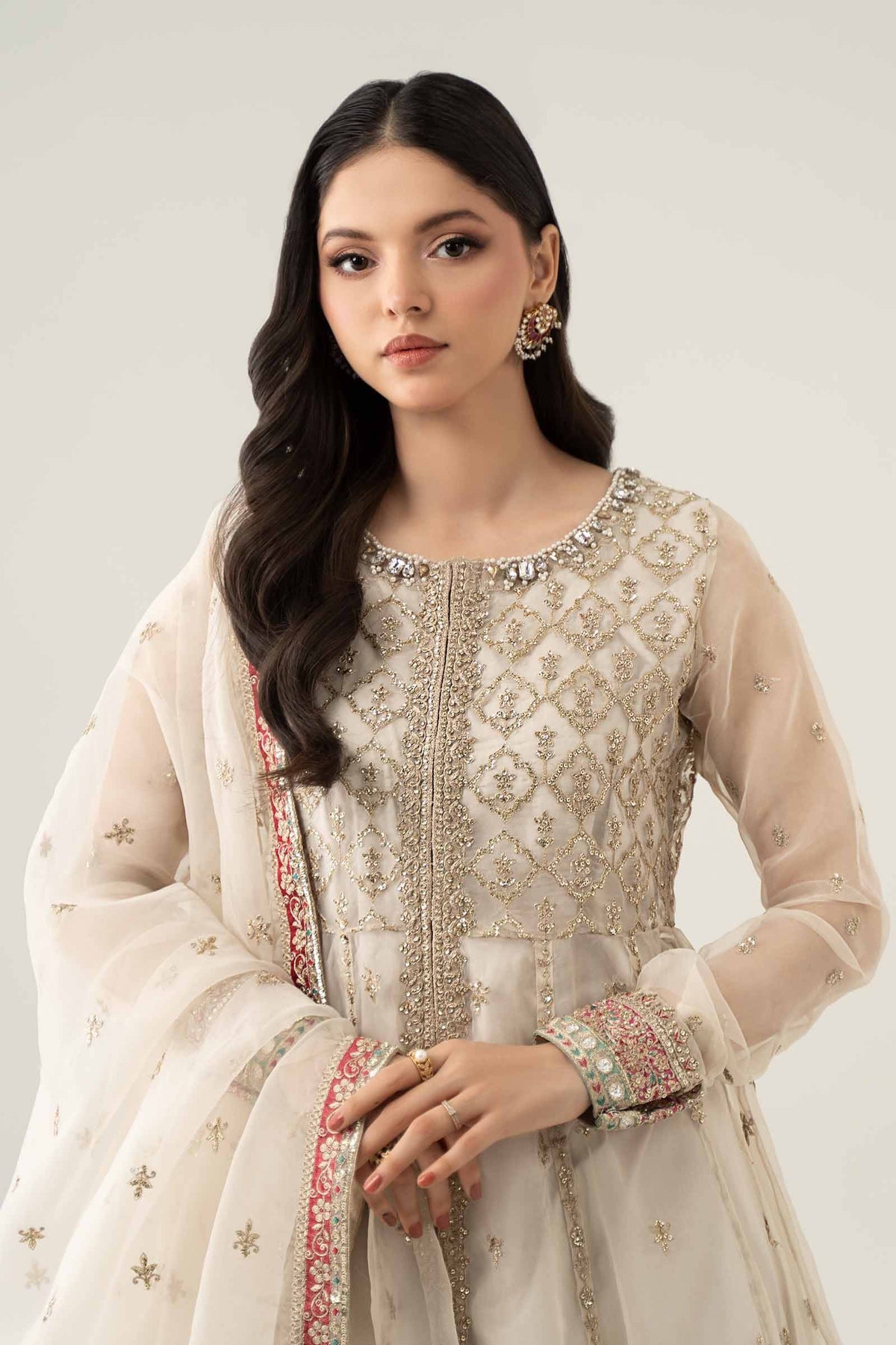 Maria B | Formal Wears | SF-EF23-16R1 by Maria Faisal - Registered Vendor of : Maria B - type : Ladies Clothes - 100% original wedding dresses