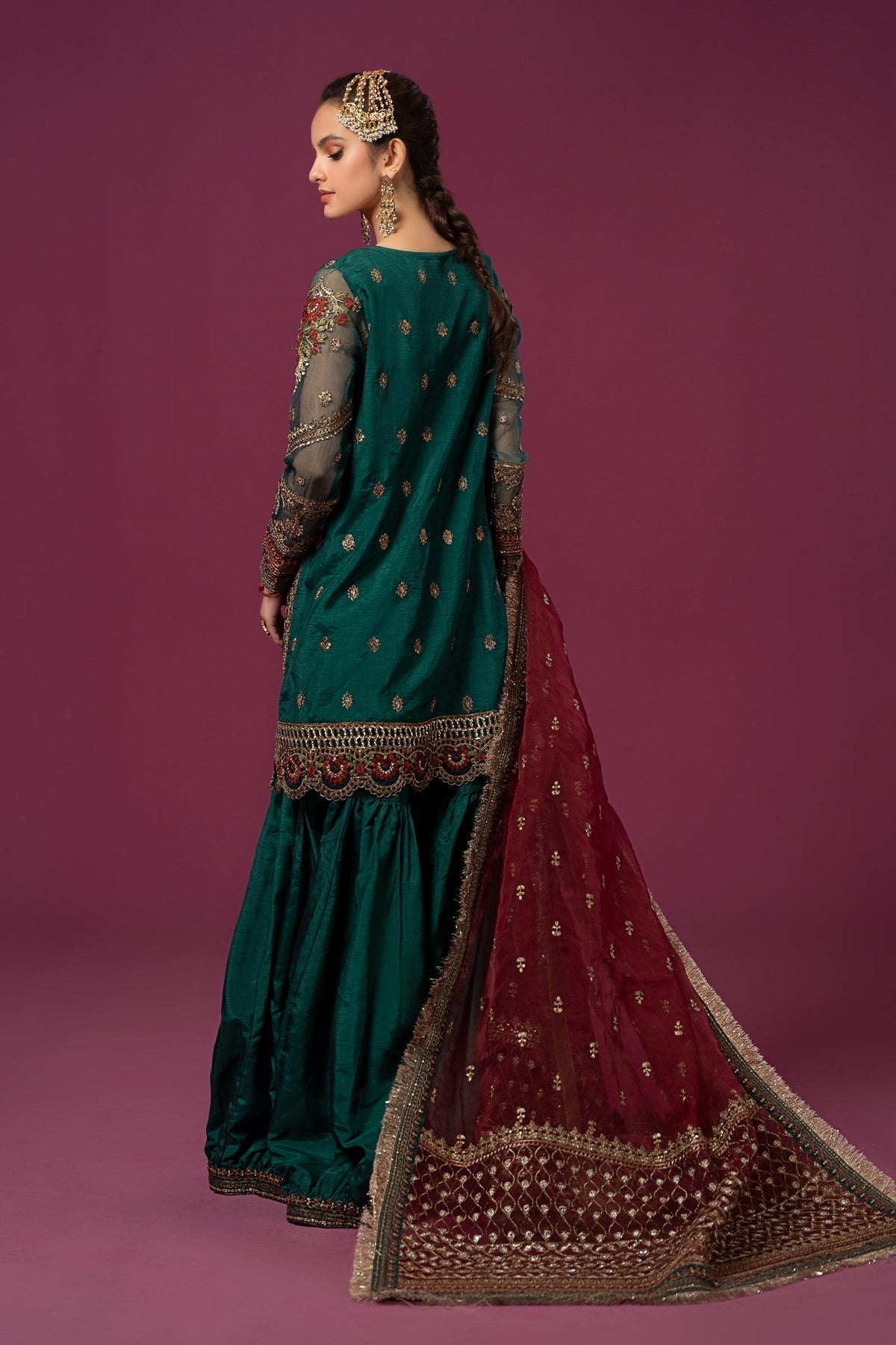 Maria B | Formal Wears | SF-EF24-15 - Wedding Dress - Maria Faisal