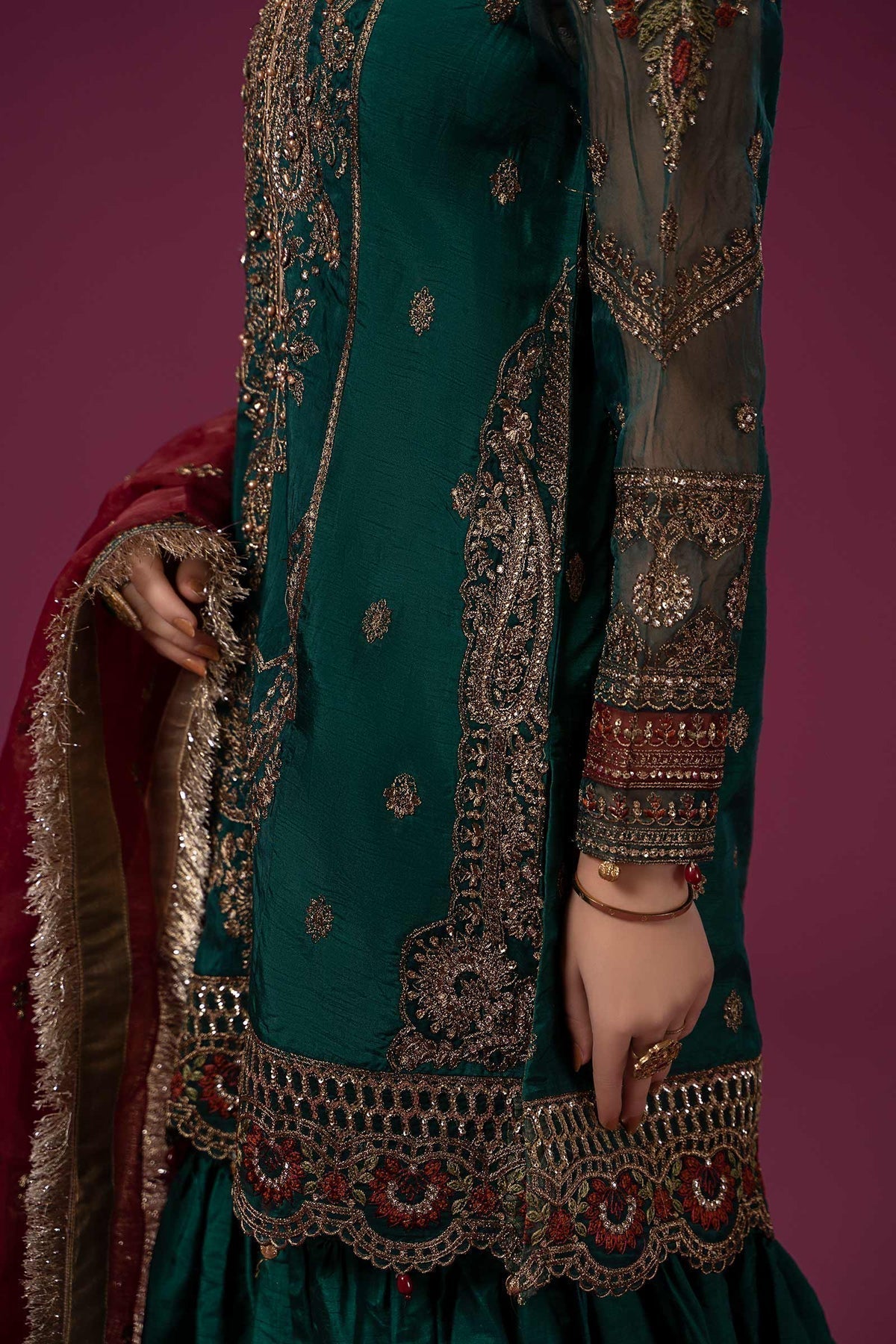 Maria B | Formal Wears | SF-EF24-15 - Wedding Dress - Maria Faisal