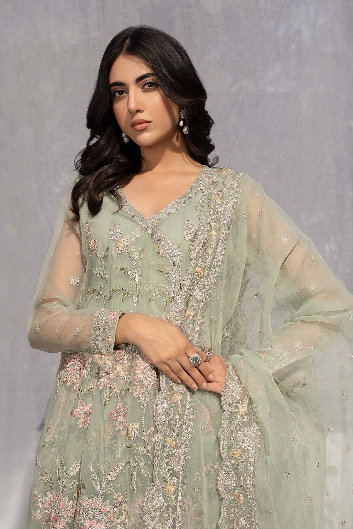 Maria B | Formal Wears | SF-EF24-19 - Wedding Dress - Maria Faisal