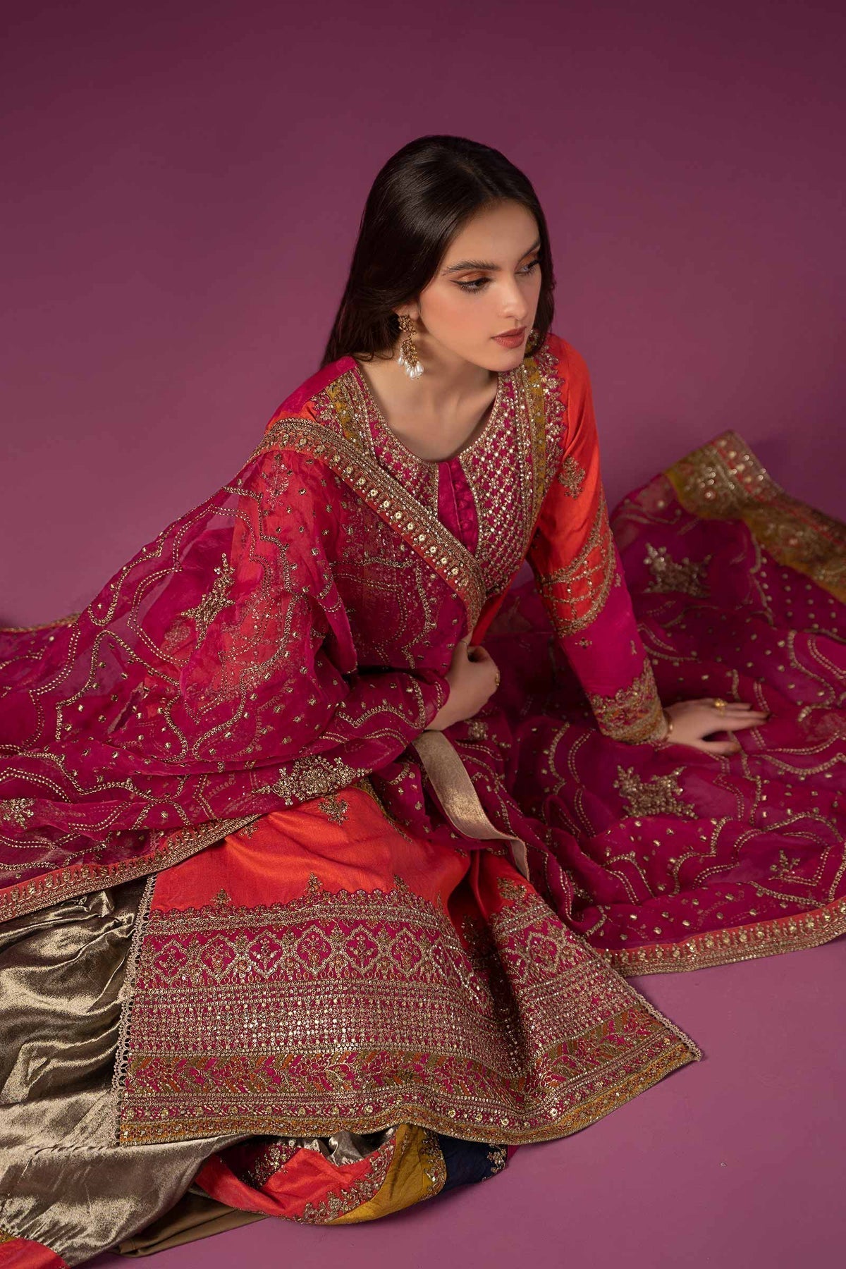 Maria B | Formal Wears | SF-EF24-27 - Wedding Dress - Maria Faisal