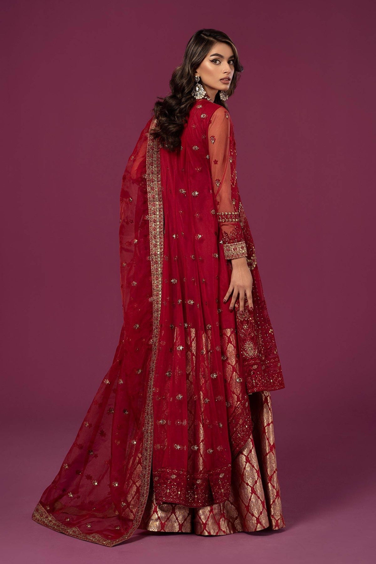 Maira B | Ready to Wear | SF-EF24-28 by Maria Faisal - Registered Vendor of : Maria B - type : Wedding Dress - 100% original wedding dresses