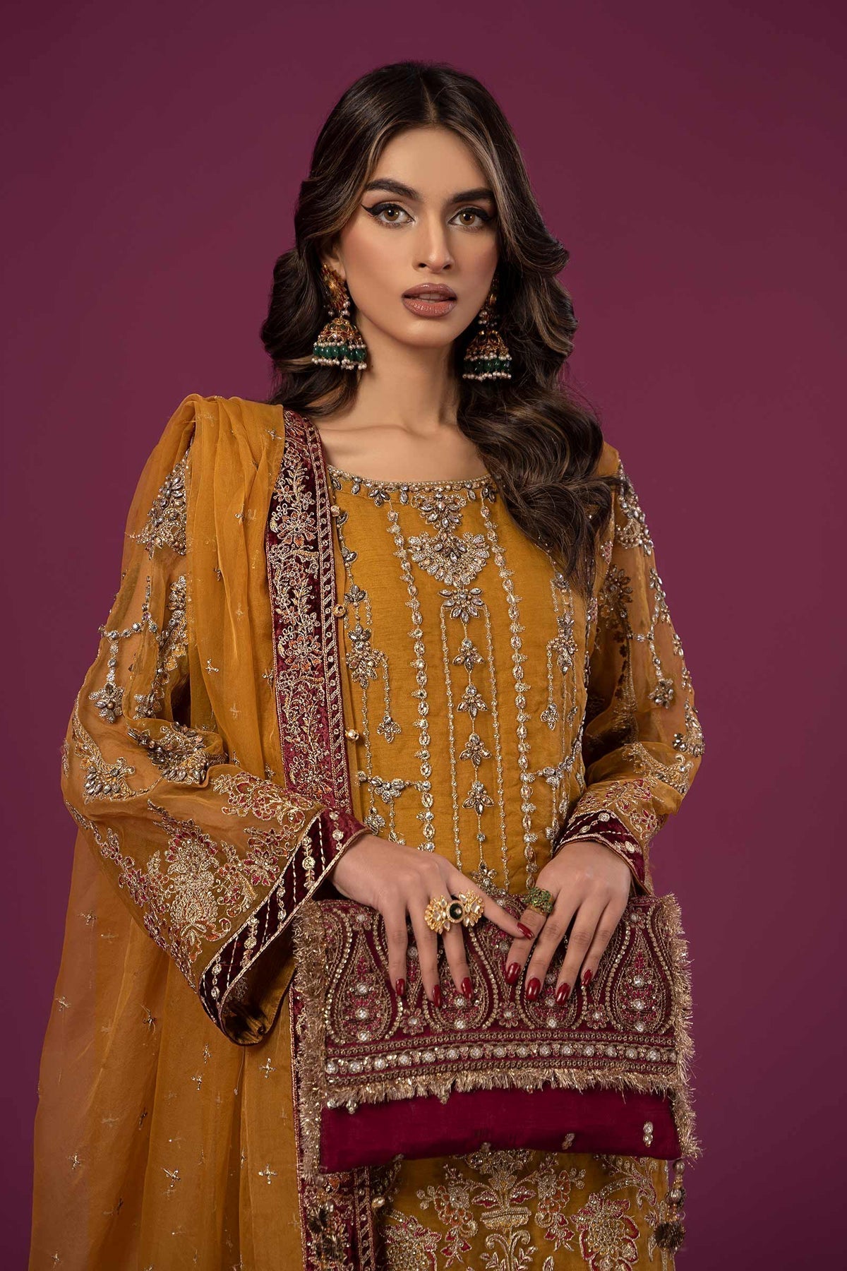Maria B | Formal Wears | SF-EF24-45 - Wedding Dress - Maria Faisal