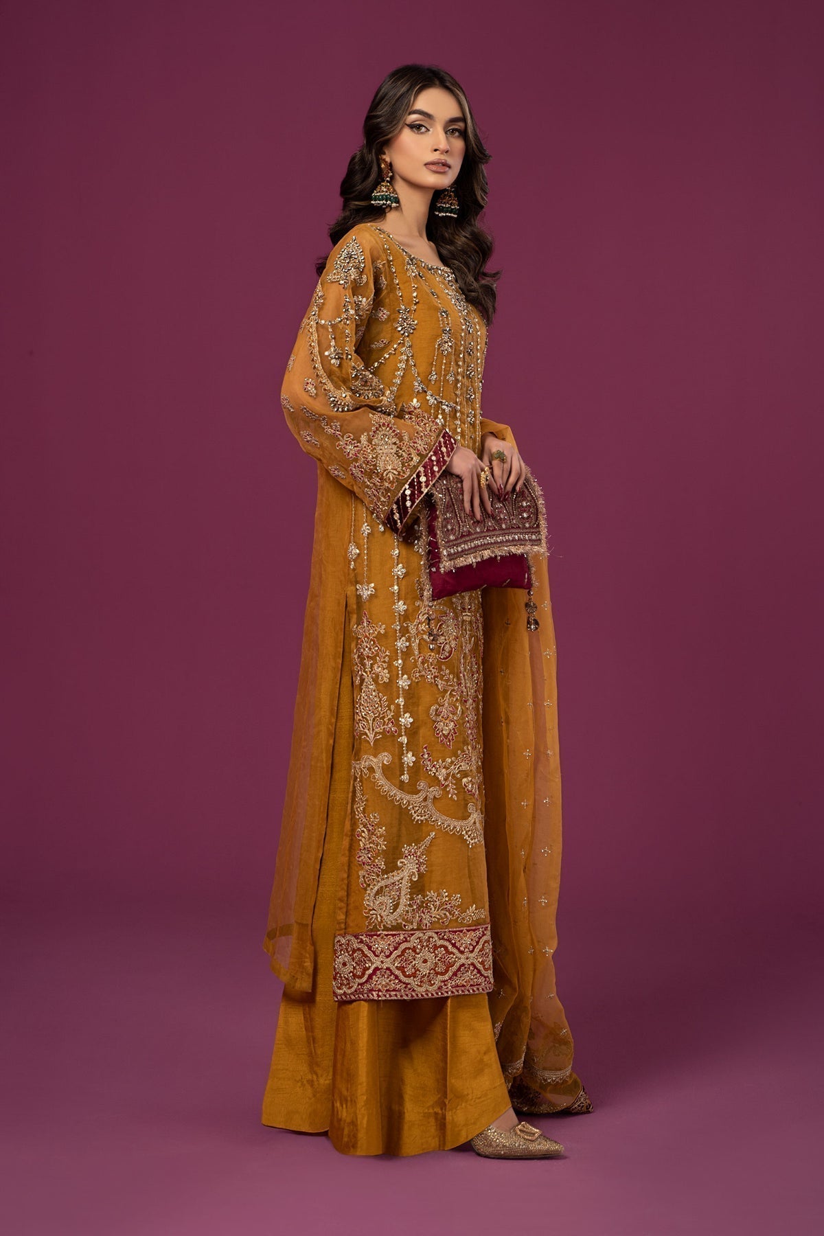 Maria B | Formal Wears | SF-EF24-45 - Wedding Dress - Maria Faisal