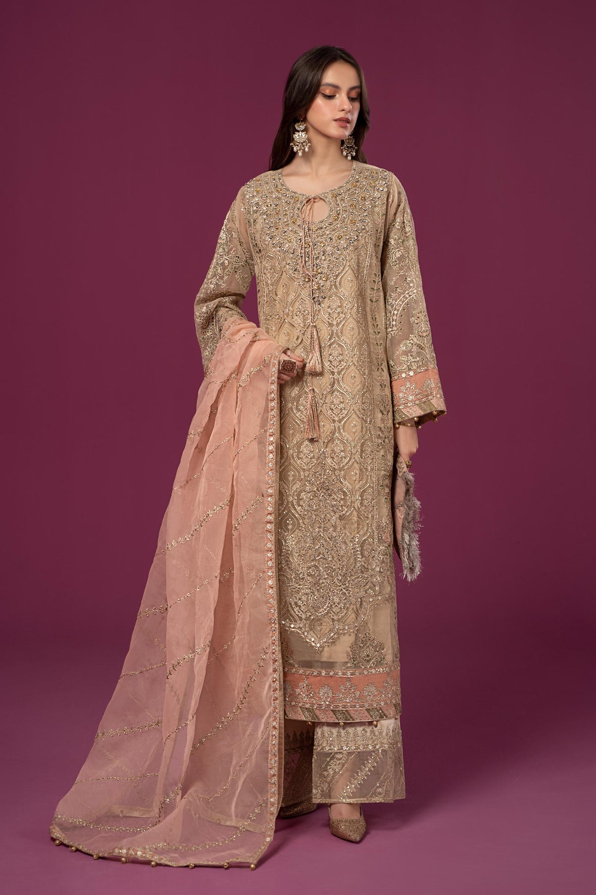 Maria B | Formal Wears | SF-EF24-46 - Wedding Dress - Maria Faisal