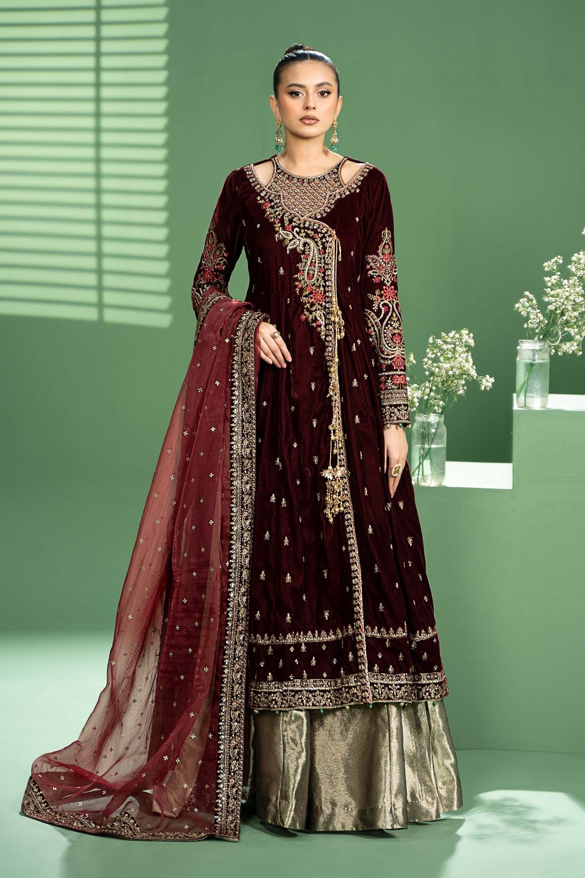 Maria b | Formal Wears | SF-W24-02 - Wedding Dress - Maria Faisal