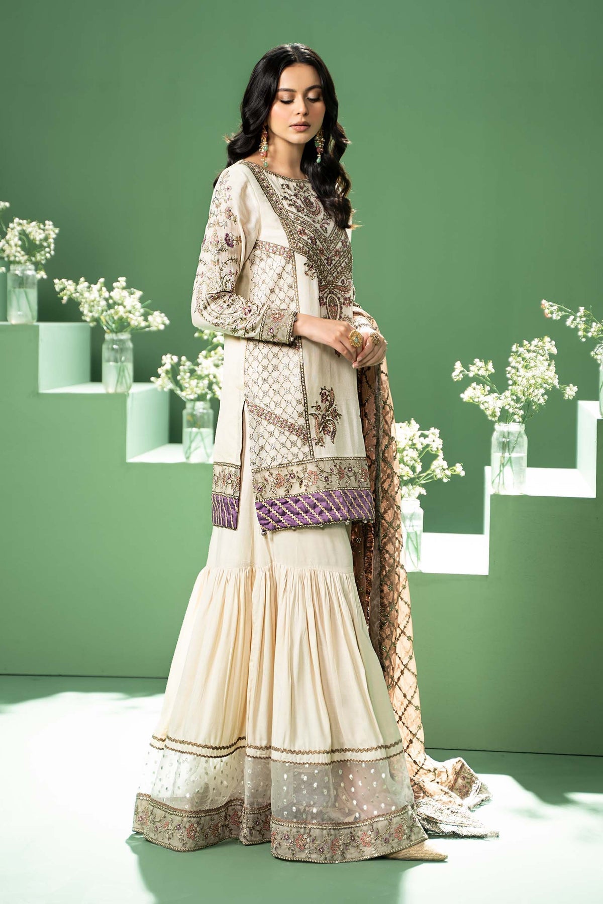 Maria B | Formal Wears | SF-W24-45 - Wedding Dress - Maria Faisal