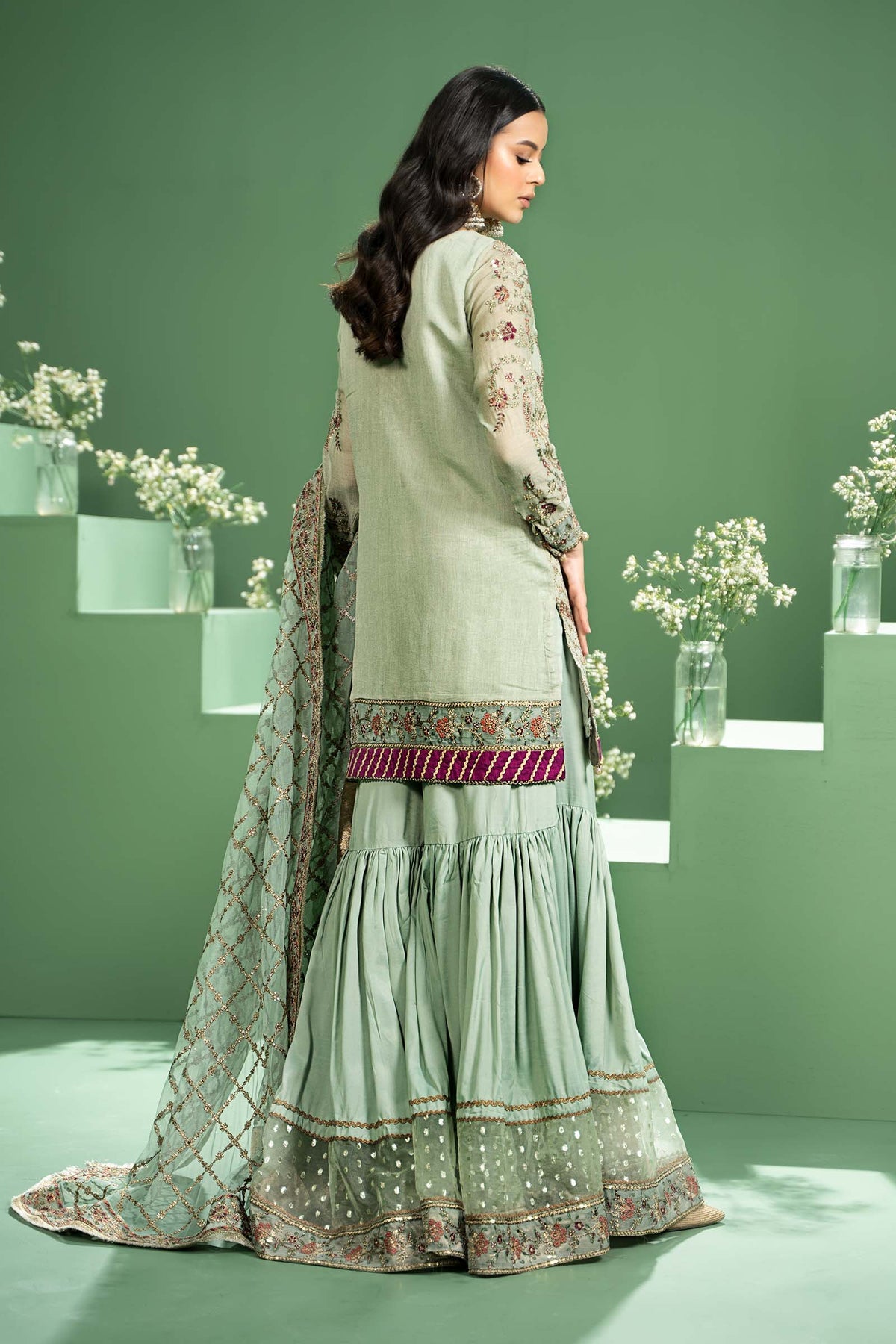 Maria b | Formal Wears | SF-W24-45 - Wedding Dress - Maria Faisal