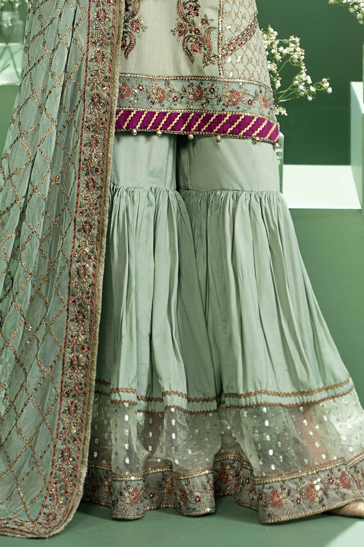 Maria b | Formal Wears | SF-W24-45 - Wedding Dress - Maria Faisal